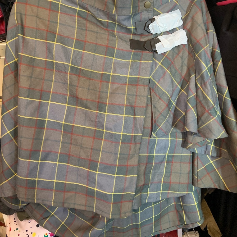 Torrid plaid skirt with buckles size 2